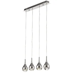 LED-Hängeleuchte Elie, vierflammig