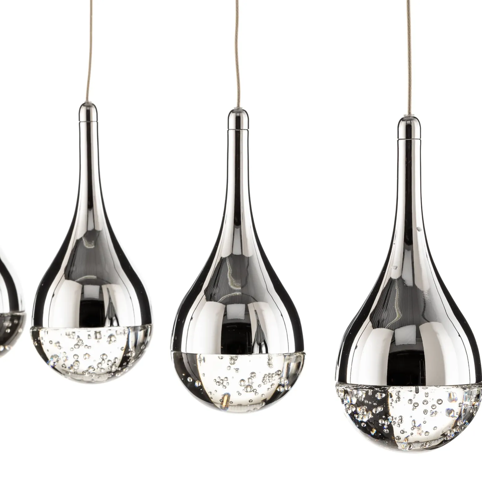 LED-Hängeleuchte Elie, vierflammig