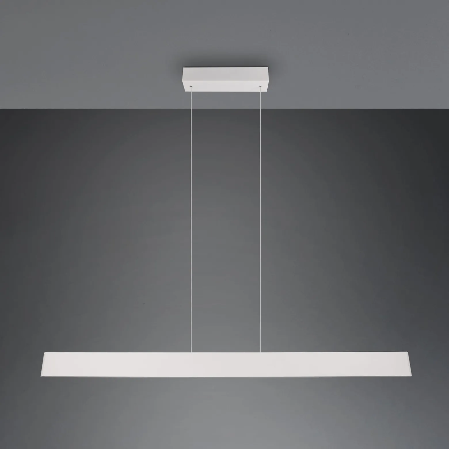 LED-Hängeleuchte Galway, hellgrau, up/down, CCT, Metall