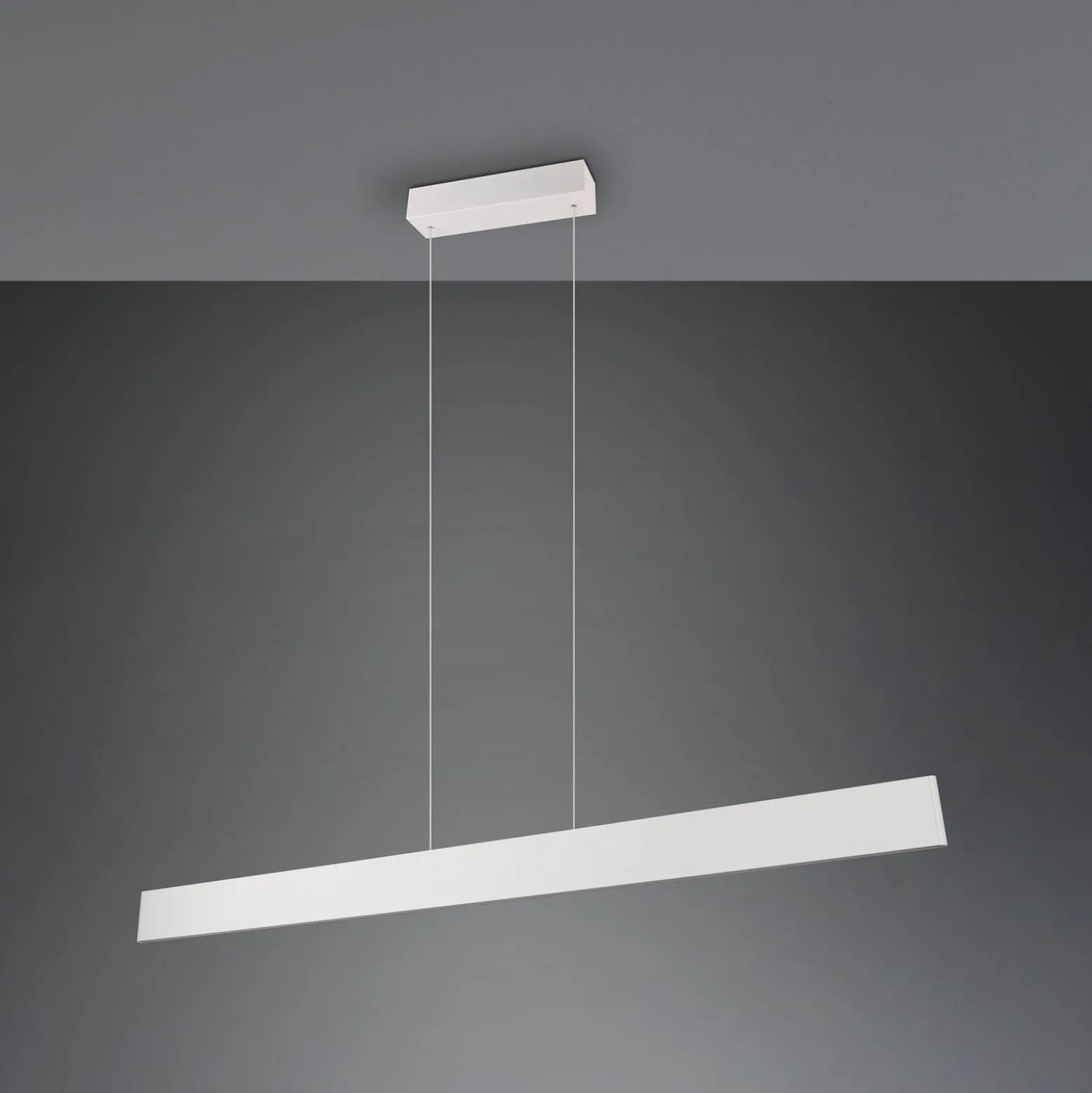 LED-Hängeleuchte Galway, hellgrau, up/down, CCT, Metall