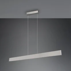 LED-Hängeleuchte Galway, nickel matt, up/down, CCT, Metall