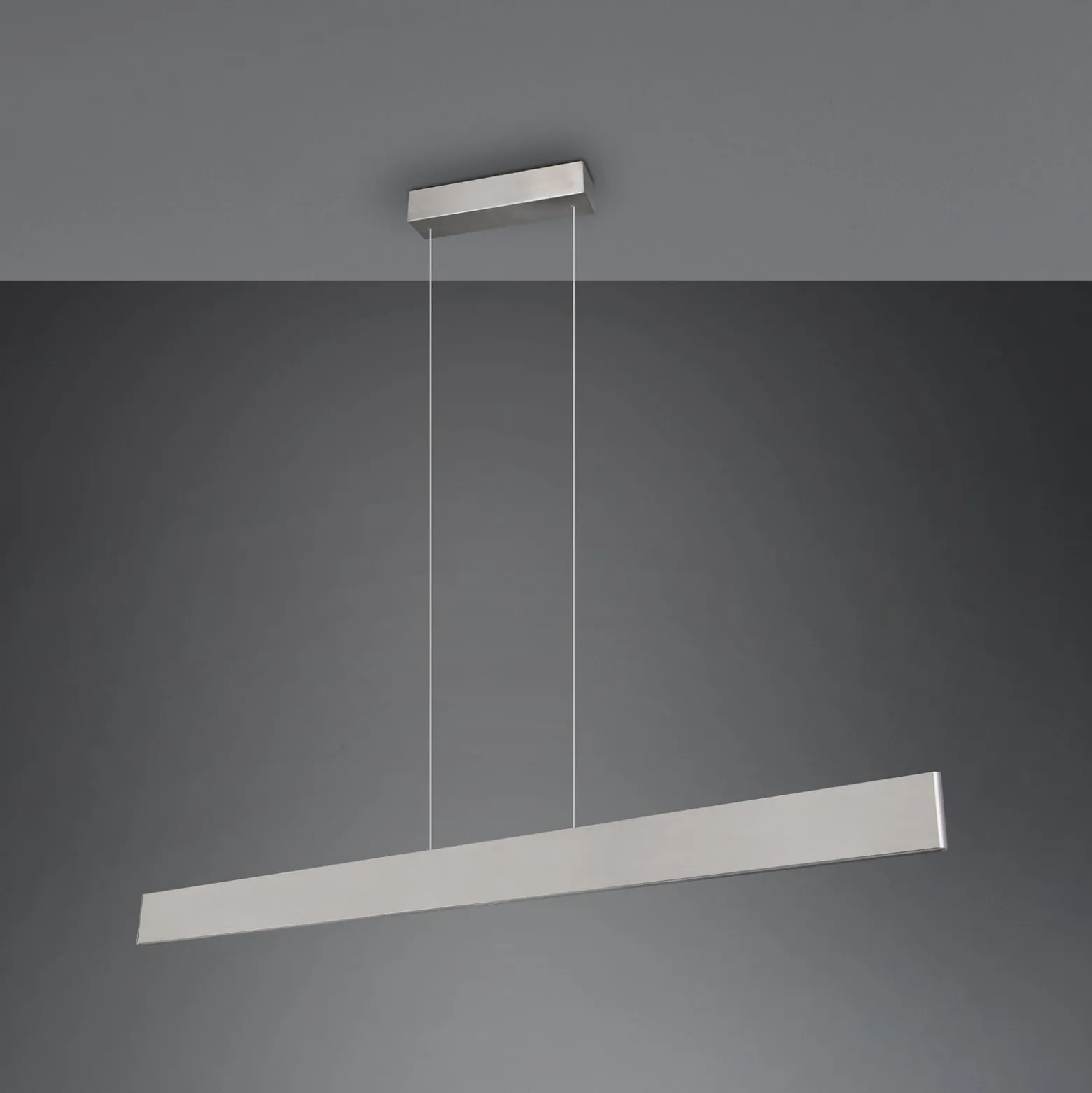 LED-Hängeleuchte Galway, nickel matt, up/down, CCT, Metall
