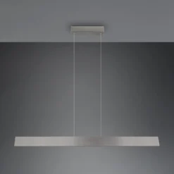LED-Hängeleuchte Galway, nickel matt, up/down, CCT, Metall