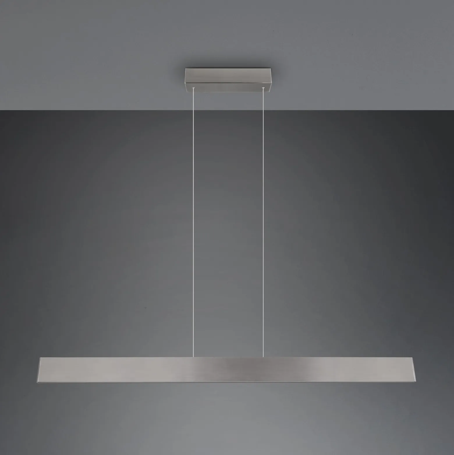 LED-Hängeleuchte Galway, nickel matt, up/down, CCT, Metall