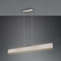 LED-Hängeleuchte Galway, nickel matt, up/down, CCT, Metall