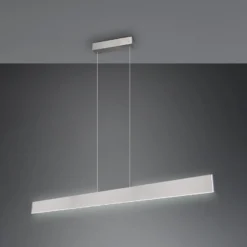 LED-Hängeleuchte Galway, nickel matt, up/down, CCT, Metall