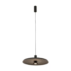 LED-Hängeleuchte 25176, grau/schwarz, Ø 45 cm, Metall