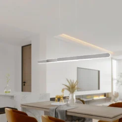 LED-Hängeleuchte Helios ausziehbar dim CCT alu