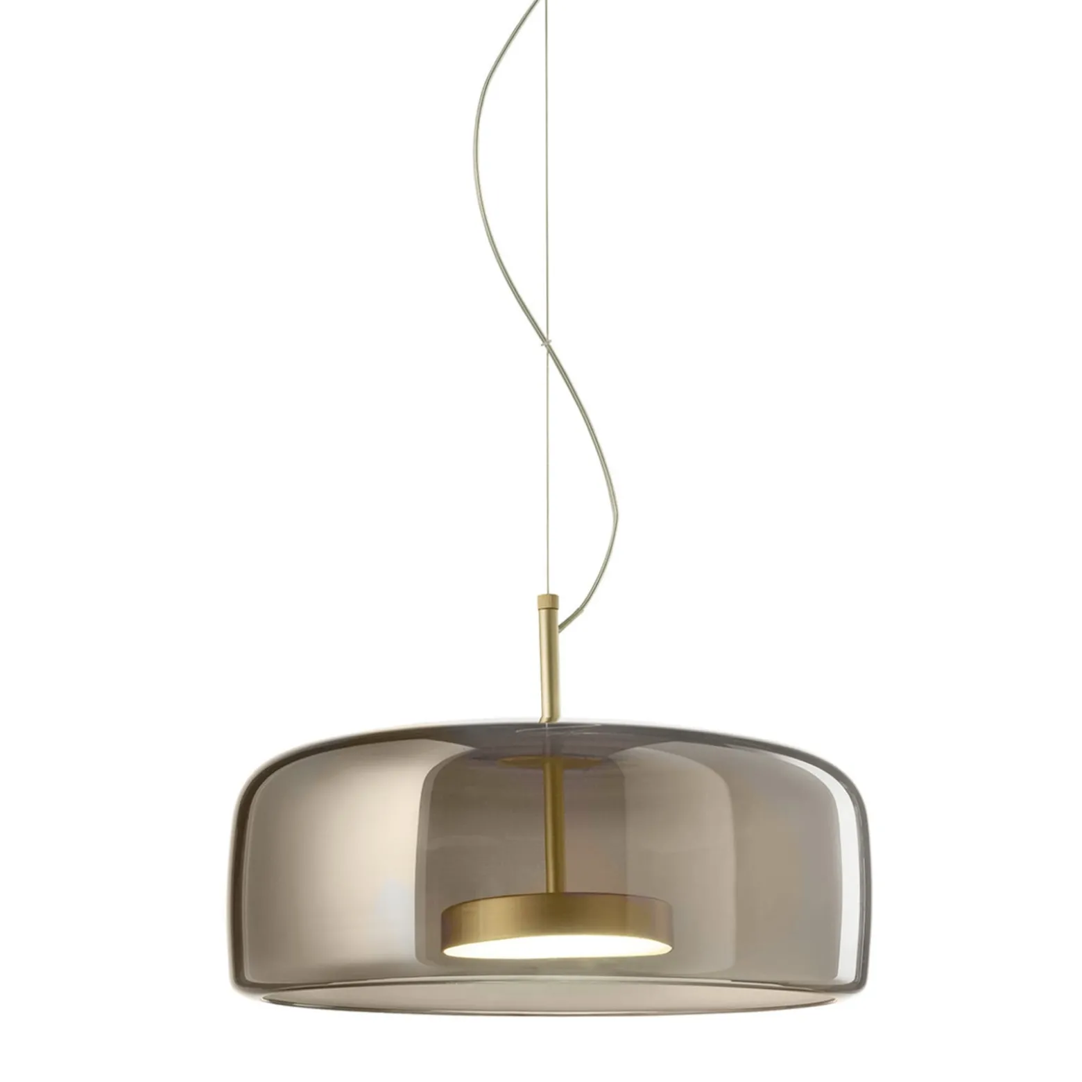 LED-Hängeleuchte Jube SP 1 G, grau, 3.000 K, DIM2