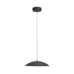LED-Hängeleuchte LENTE, schwarz, Ø 40 cm, Metall, switchdim
