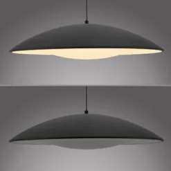 LED-Hängeleuchte LENTE, schwarz, Ø 50 cm, Metall, switchdim