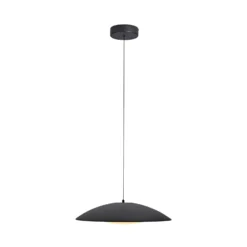 LED-Hängeleuchte LENTE, schwarz, Ø 50 cm, Metall, switchdim