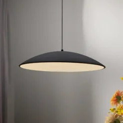 LED-Hängeleuchte LENTE, schwarz, Ø 50 cm, Metall, switchdim