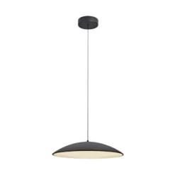 LED-Hängeleuchte LENTE, schwarz, Ø 50 cm, Metall, switchdim