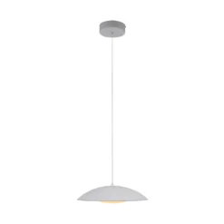 LED-Hängeleuchte LENTE, weiß, Ø 40 cm, Metall, switchdim