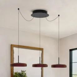 LED-Hängeleuchte LORA III, schwarz, Ø 36 cm, dimmbar 40° CCT