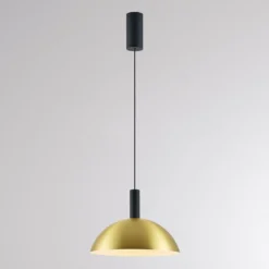 LED-Hängeleuchte LORA II, messing, Ø 24 cm, dimmbar, 40° CCT