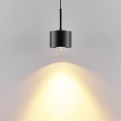 LED-Hängeleuchte MAG MINI, schwarz, Ø 9 cm, CCT, dim, Metall