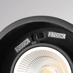 LED-Hängeleuchte MAG MINI, schwarz, Ø 9 cm, CCT, dim, Metall