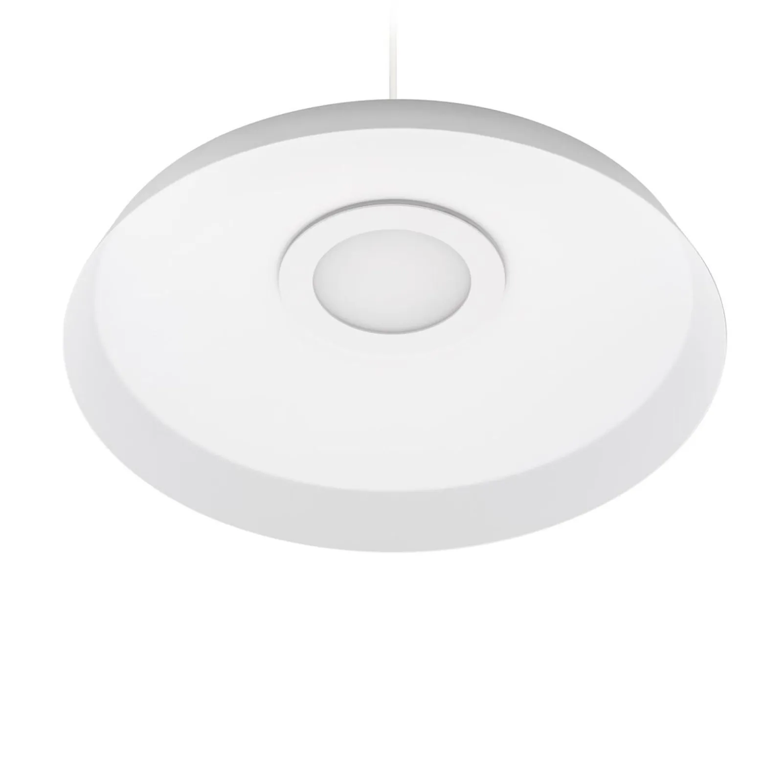 LED-Hängeleuchte Miguel, weiß, Aluminium, 2.700 K