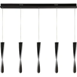LED-Hängeleuchte Paddle, fünfflammig