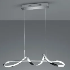 LED-Hängeleuchte Perugia mit Switch-Dimmer, chrom