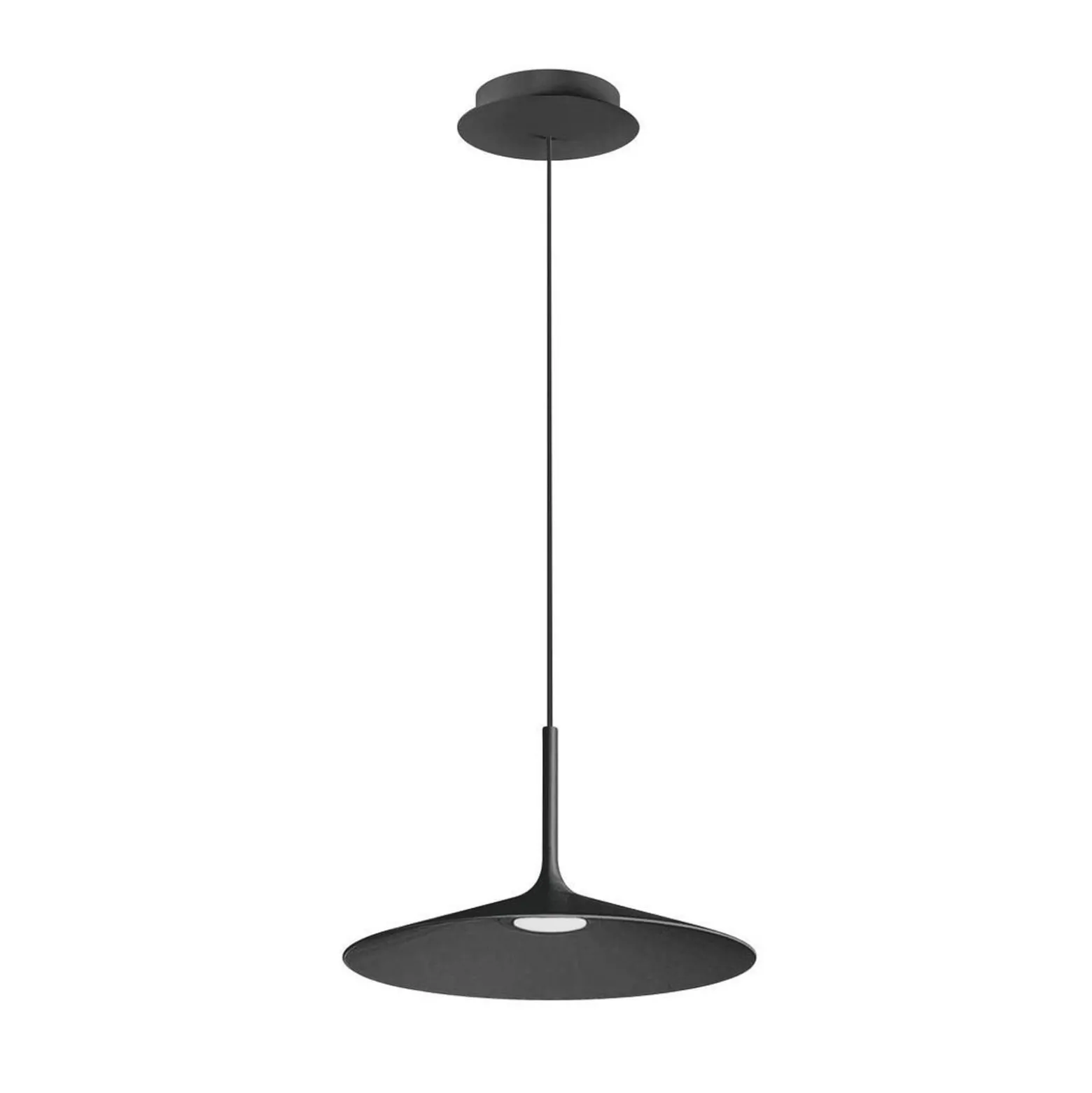 LED-Hängeleuchte Poe Plus, schwarz