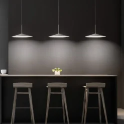 LED-Hängeleuchte Poe Plus, weiß
