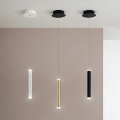 LED-Hängeleuchte Prado, 1-flammig, schwarz, dimmbar