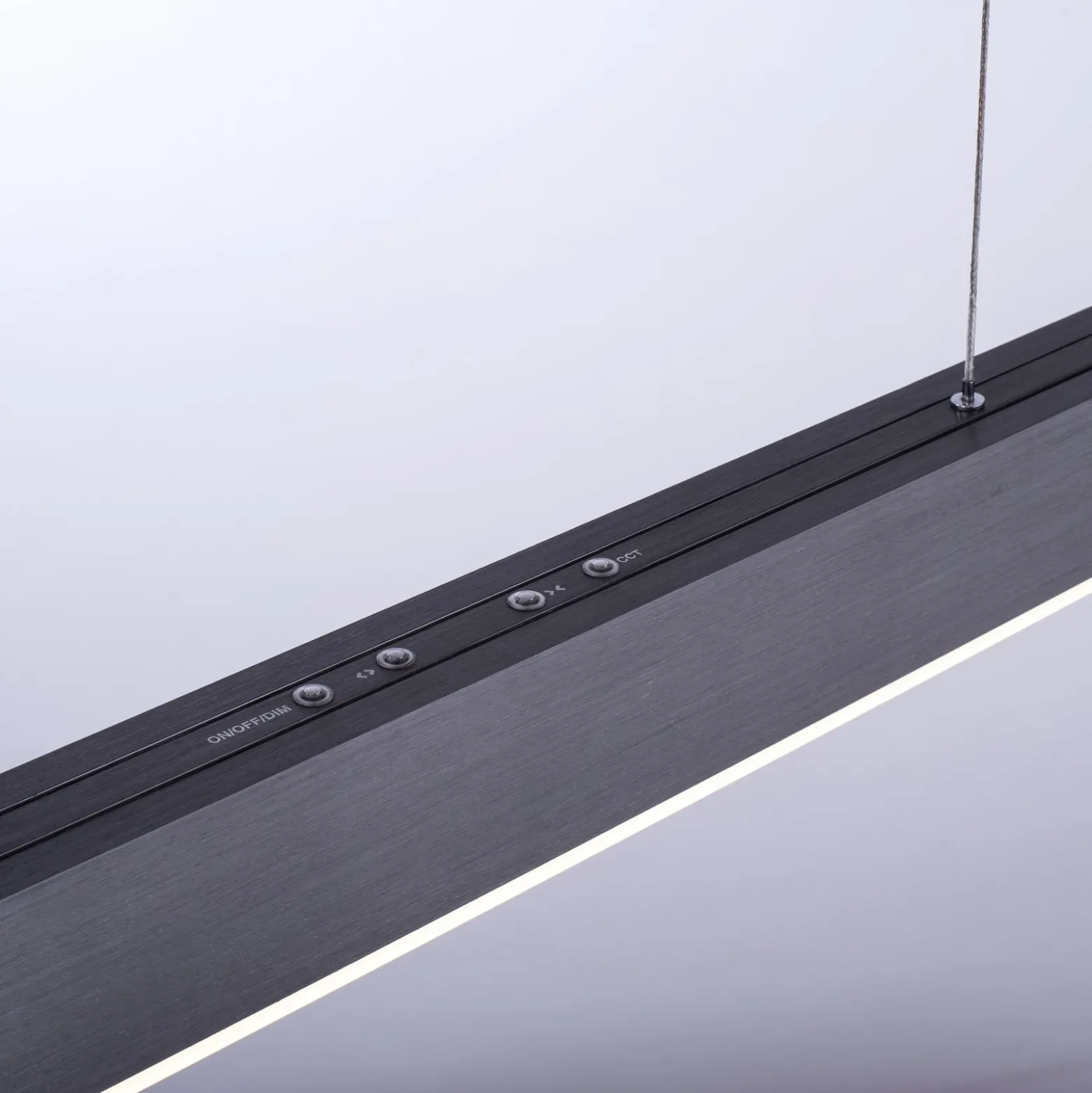 LED-Hängeleuchte PURE Moto, platin, dimmbar, CCT