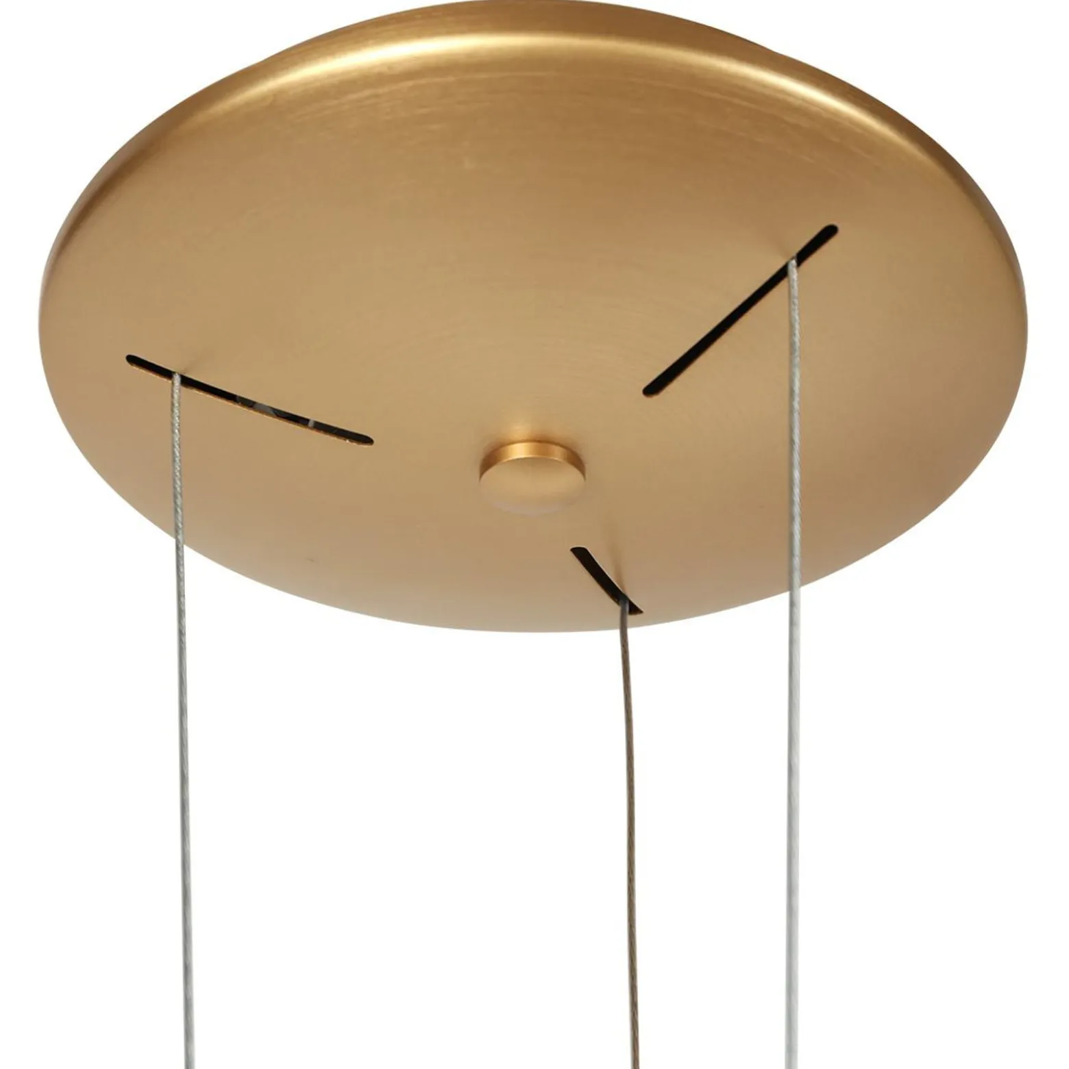 LED-Hängeleuchte Ringlux, 1-flammig, goldfarben, Metall