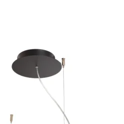 LED-Hängeleuchte Rio 78 waagerecht 3.000K schwarz