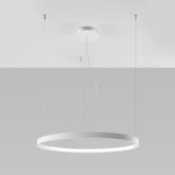 LED-Hängeleuchte Rio 78, waagerecht, 3.000 K, weiß