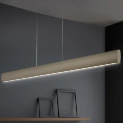 LED-Hängeleuchte Runa, bronze, Länge 92 cm