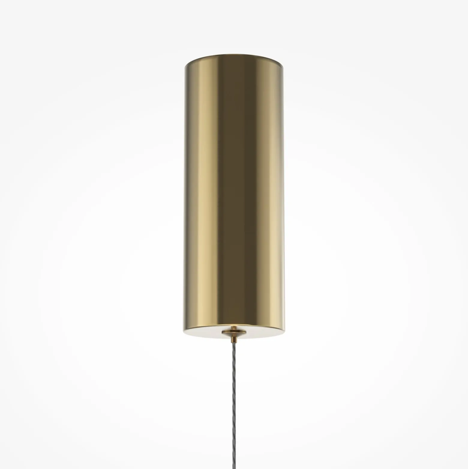 LED-Hängeleuchte SCALA, braun/bronze, Ø 15 cm, Glas, dimmbar