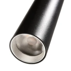LED-Hängeleuchte Slim, schwarz, Aluminium, 2.700 K