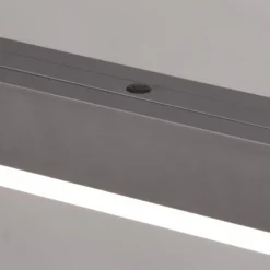 LED-Hängeleuchte Vayana, grau, Länge 189 cm, CCT Touchdimmer
