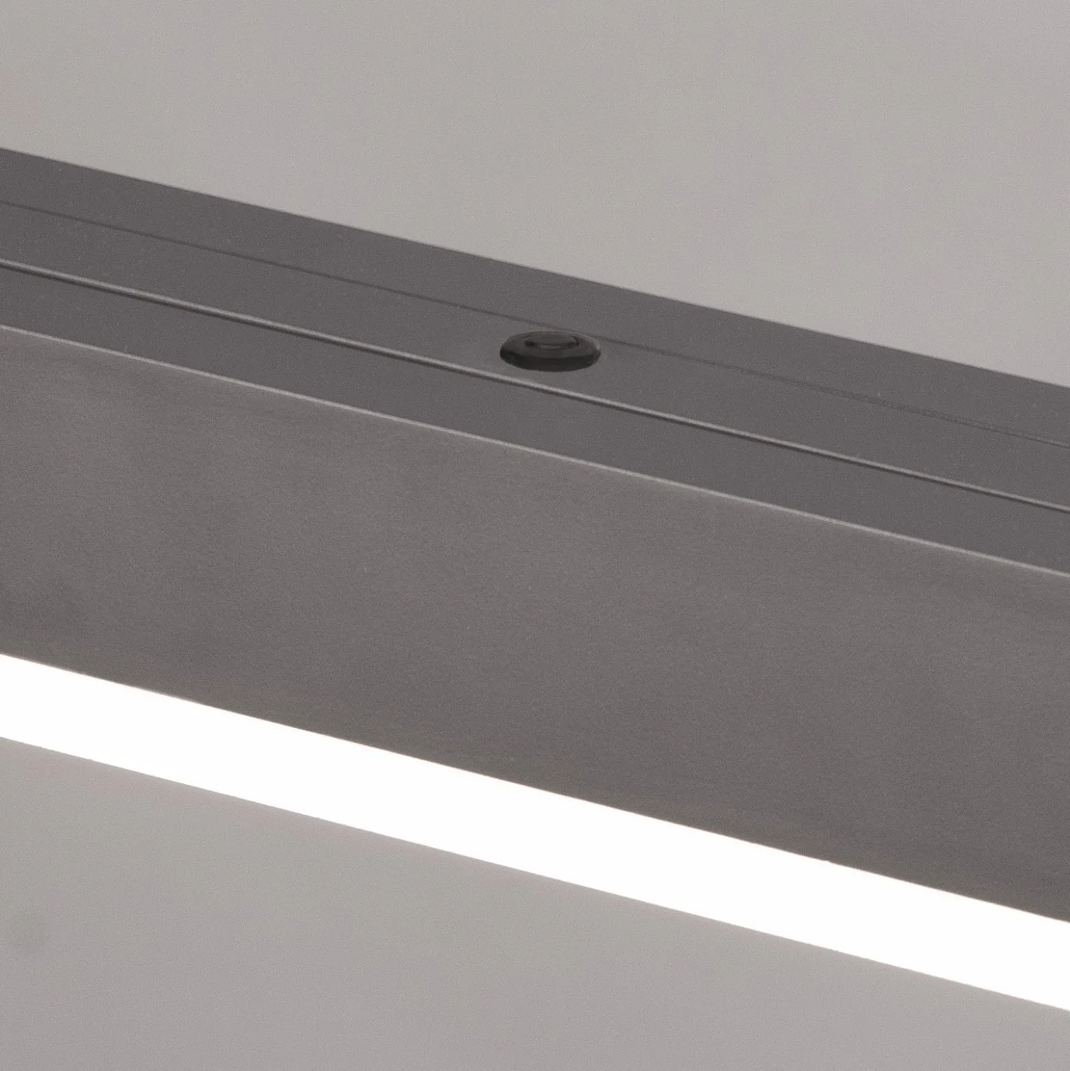 LED-Hängeleuchte Vayana, grau, Länge 189 cm, CCT Touchdimmer