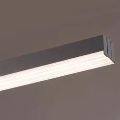 LED-Hängeleuchte Vayana, grau, Länge 189 cm, CCT Touchdimmer