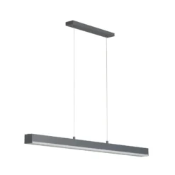 LED-Hängeleuchte Vayana, grau, Länge 189 cm, CCT Touchdimmer