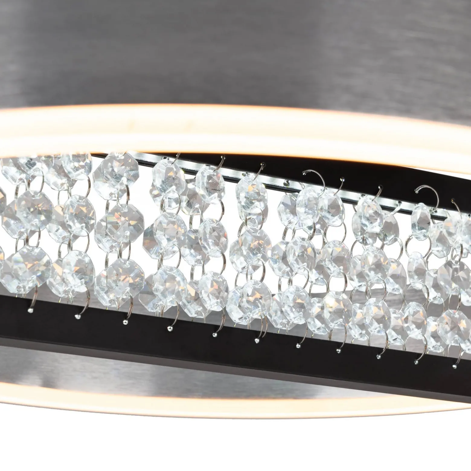 LED-Hängeleuchte Yvaris, silber, CCT, Fernbedienung