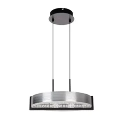 LED-Hängeleuchte Yvaris, silber, CCT, Fernbedienung