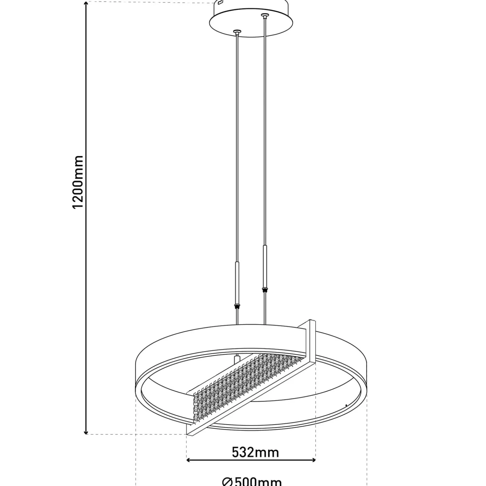 LED-Hängeleuchte Yvaris, silber, CCT, Fernbedienung