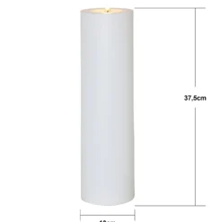 LED-Kerze Flamme Rak 37,5 cm weiß Kunststoff Batteriebetrieb