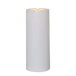LED-Kerze Flamme Rak 27,5 cm weiß Kunststoff Batteriebetrieb