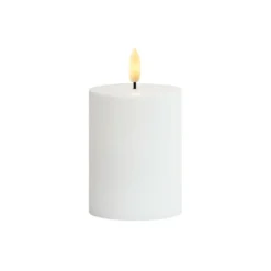LED-Kerze Sille, Solarbetrieb, Höhe 10 cm, weiß, IP44