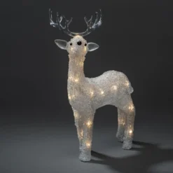 LED-Leuchtfigur Rentier für außen IP44 klar 2.500K