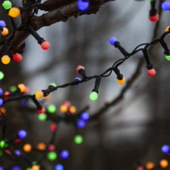 LED-Lichterkette Berry Mini mit Timerfunktion bunt