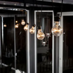 LED-Lichterkette Biergarten Basis-Set, bernstein