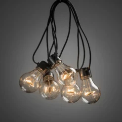 LED-Lichterkette Biergarten Basis-Set, bernstein
